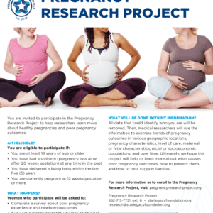 Pregnancy Research Project Poster