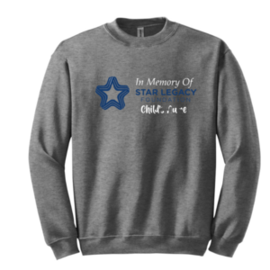 Personalized 50/50 Crewneck Sweatshirt - 2 Color Options (Youth/toddler & Adult Sizing)