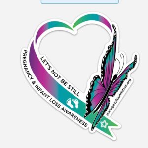 Pregnancy & Infant Loss Awareness Window Cling