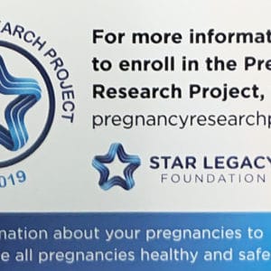 Pregnancy Research Project Business Card