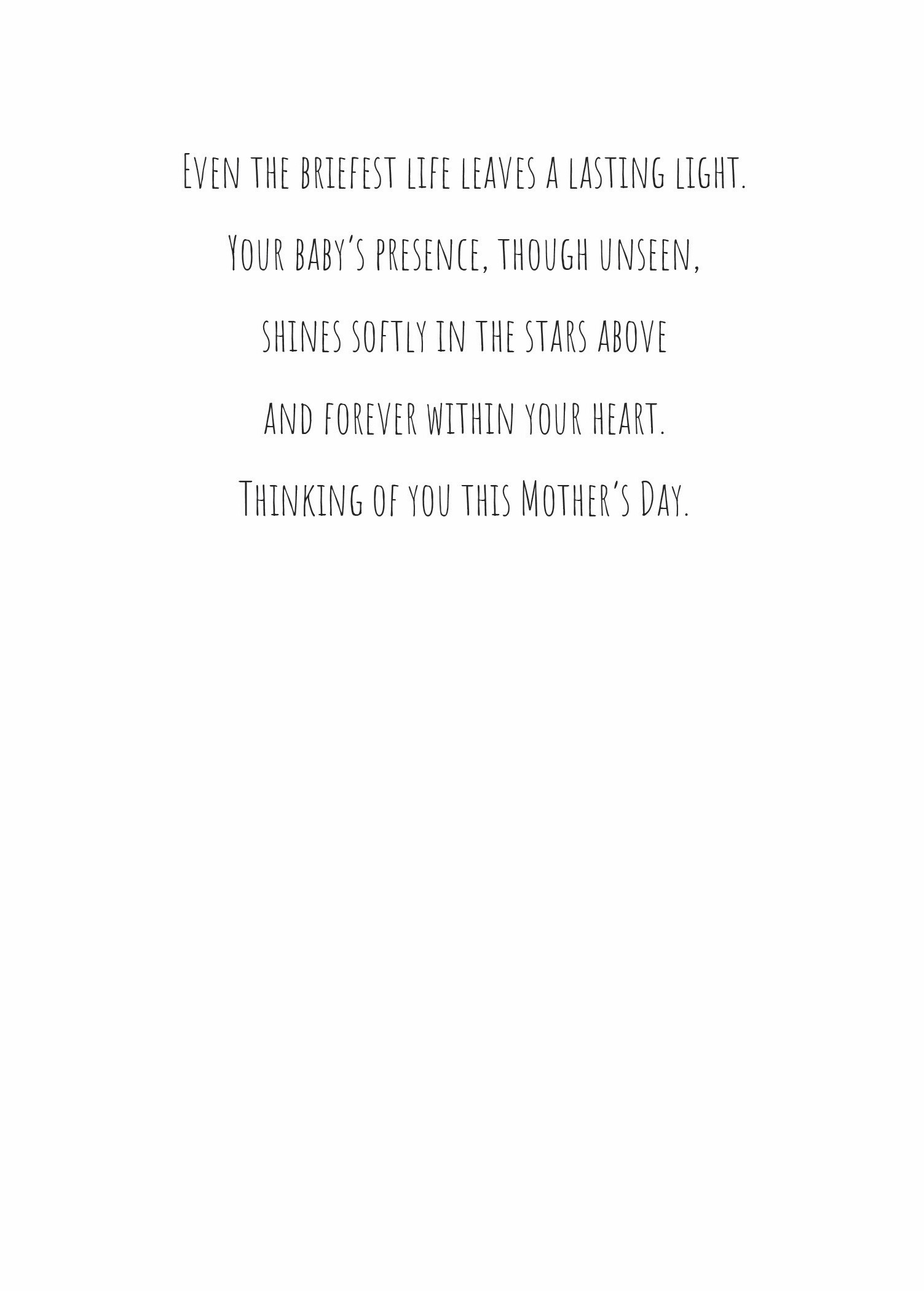 Mother's Day Card - Wishing Star - Image 2